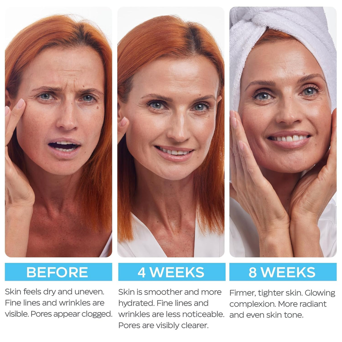 Retinol Cream for Face with Hyaluronic Acid, Day-Night Anti-Aging Moisturizer for Women, Men, Collagen Cream for Face Reduces Wrinkles, Dryness, 1.85 Oz - PrimeBioHealth - canada supplements