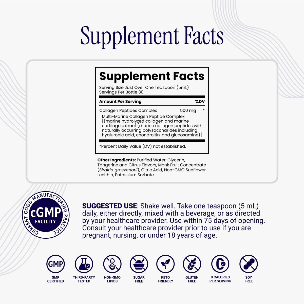 Rho Nutrition Liposomal Collagen Peptides - High-Absorption Liquid Collagen Supplement - Supports Skin Elasticity, Joint Health - PrimeBioHealth - canada supplements