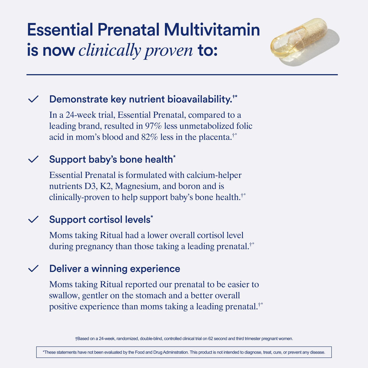 Ritual Prenatal Multivitamin for Women - Key Essential Vitamins and Minerals to Support Mom and Baby During Pregnancy* - Folate, Choline, Omega-3 DHA, Iron - PrimeBioHealth - canada supplements