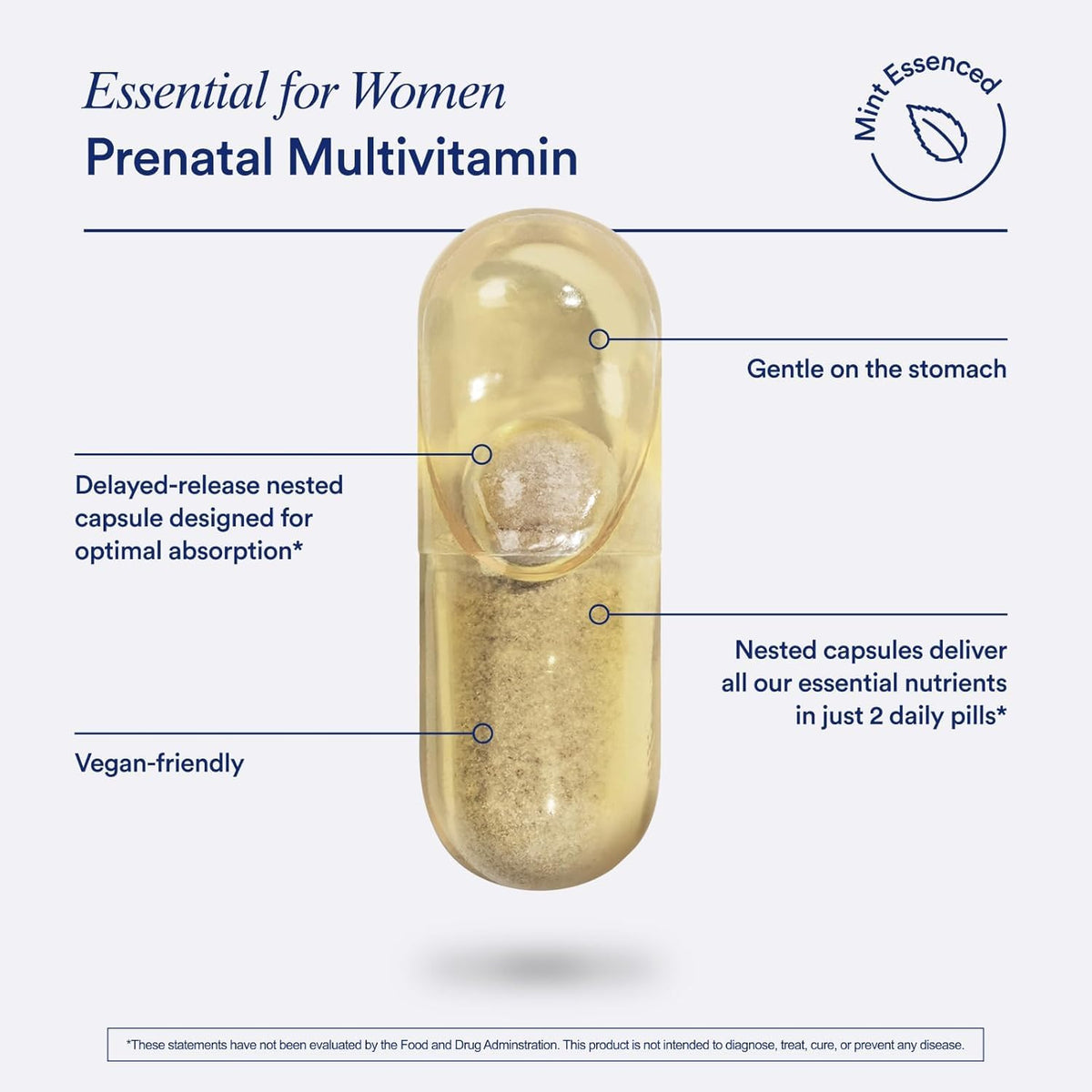 Ritual Prenatal Multivitamin for Women - Key Essential Vitamins and Minerals to Support Mom and Baby During Pregnancy* - Folate, Choline, Omega-3 DHA, Iron - PrimeBioHealth - canada supplements