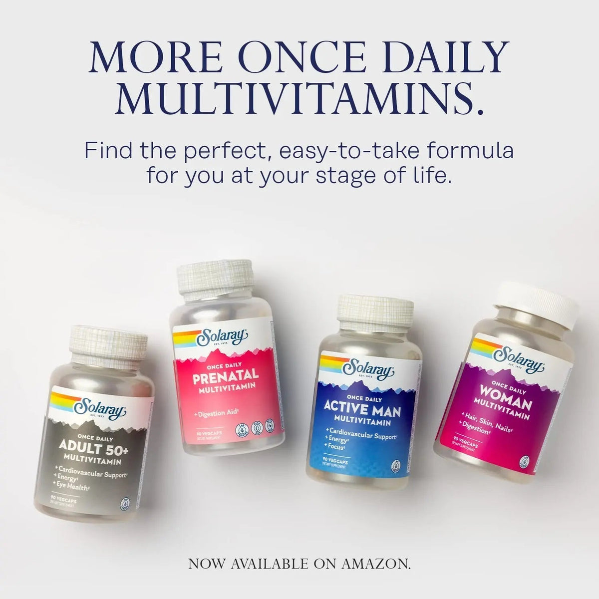 SOLARAY Once Daily Active Man Multivitamin - Cellular Energy and Immune Support Supplement w/Vitamin D, Vitamin C, B12, B6, Zinc, Lutein - PrimeBioHealth - canada supplements