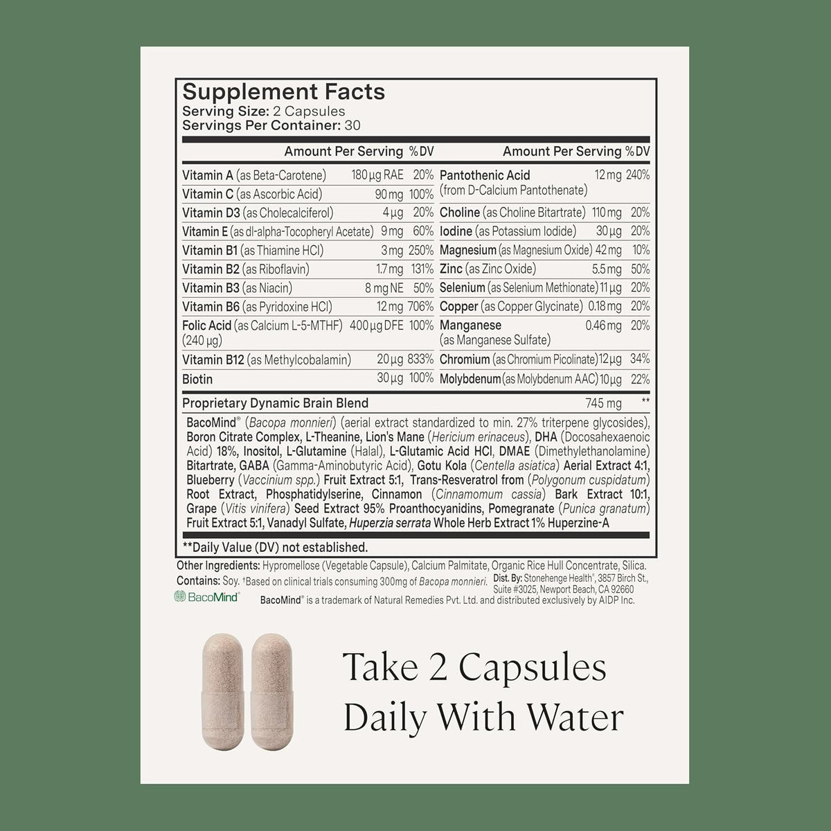 Stonehenge Health Dynamic Brain + Dynamic Turmeric Bundle Supports: Memory Acquisition, Retention, & Recall - PrimeBioHealth - canada supplements