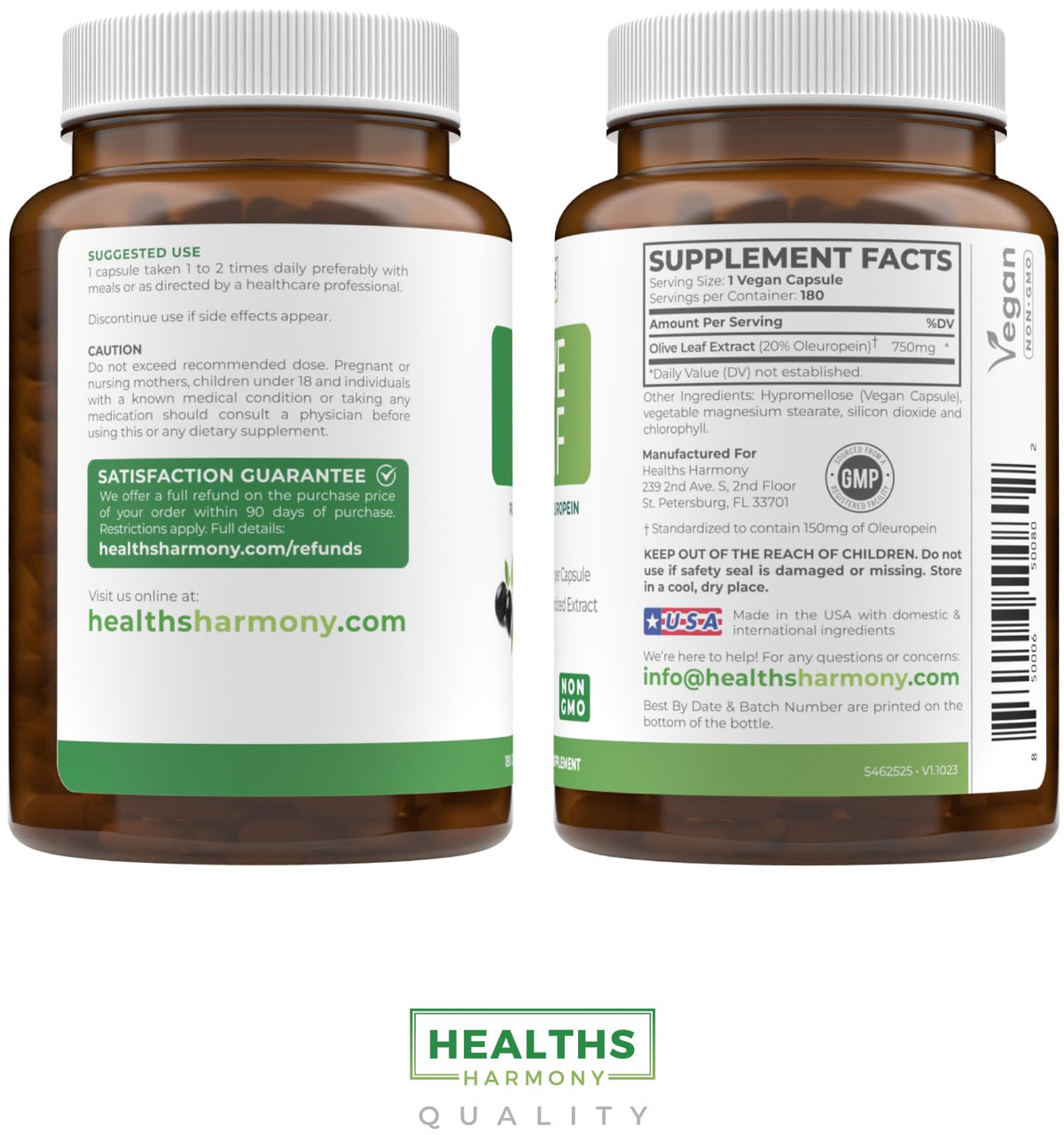 Super Strength Olive Leaf Extract Capsules - Vegan Non-GMO 750mg Olive Extract with 20% Oleuropein Antioxidant Supplement for Immunity Skin and Heart Health Support - Made in The USA (2 Month Supply) - PrimeBioHealth - canada supplements