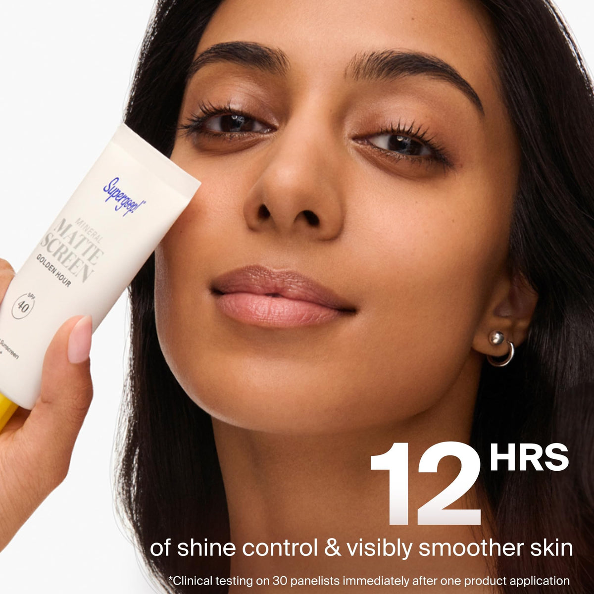 Supergoop! Mineral Mattescreen (SPF 40) - 45 mL - Mineral, Oil-Free Broad Spectrum Sunscreen - Smooths Skin’s Appearance - PrimeBioHealth - canada supplements
