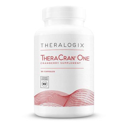 Theralogix TheraCran One Cranberry Capsules - 90-Day Supply - Supplement for Men & Women - to Support Urinary Tract Health* - 36mg Soluble PACs per Capsule - PrimeBioHealth - canada supplements